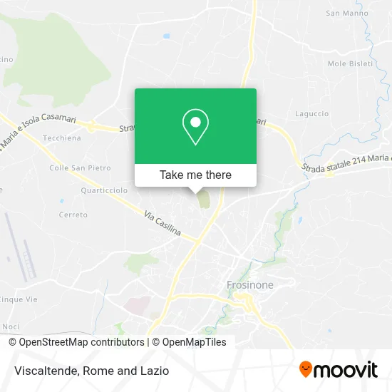 Viscaltende map