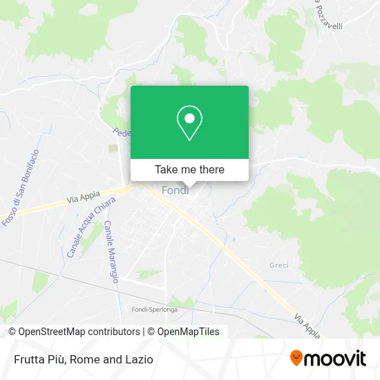 Frutta Più map