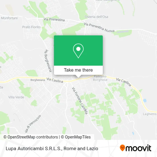 Lupa Autoricambi S.R.L.S. map