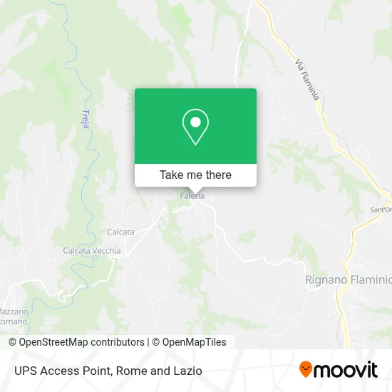 UPS Access Point map