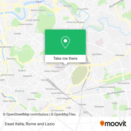 Daad Italia map