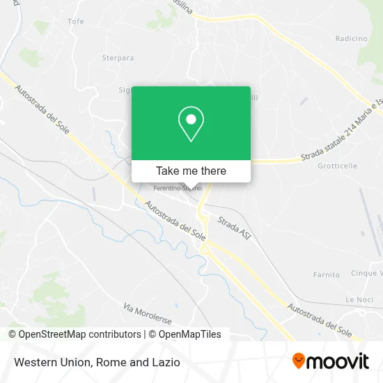 Western Union map