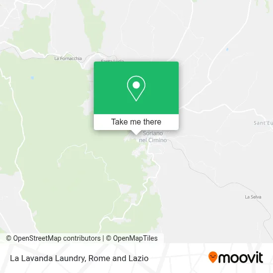 La Lavanda Laundry map