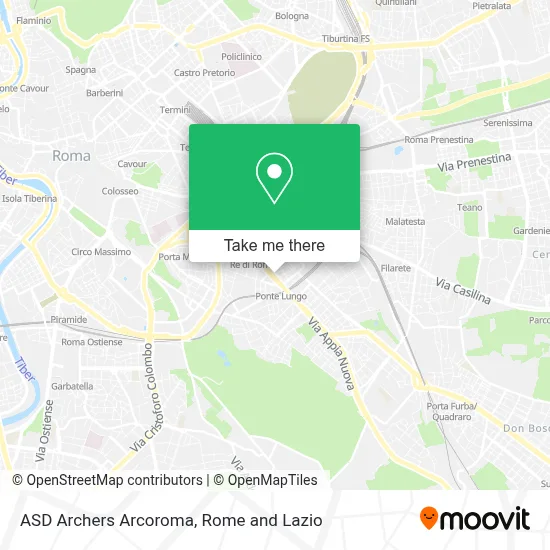 ASD Archers Arcoroma map