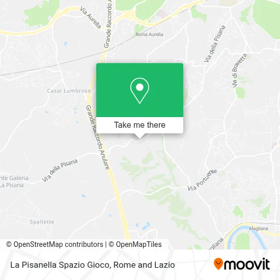 La Pisanella Spazio Gioco map