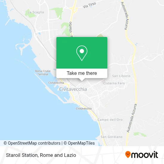 Staroil Station map