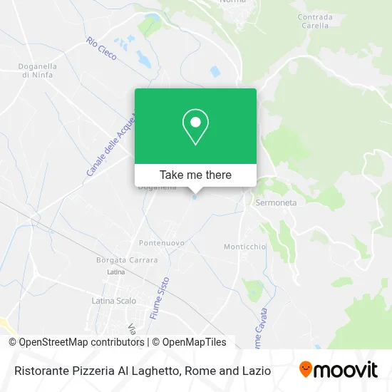 Ristorante Pizzeria Al Laghetto map