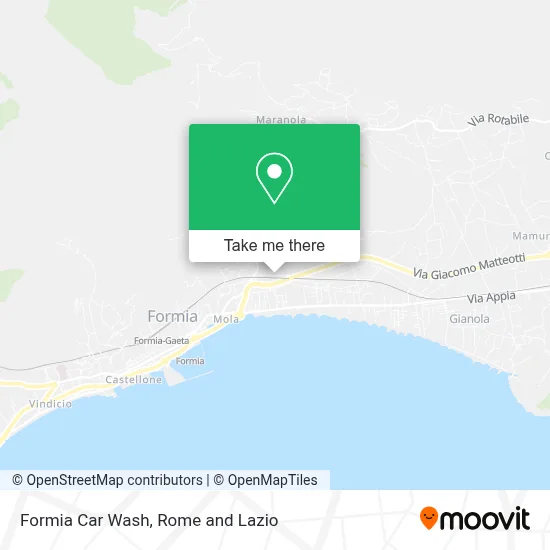 Formia Car Wash map
