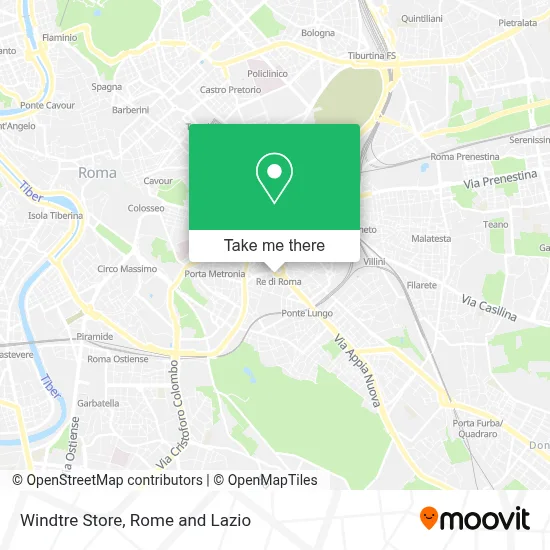 Windtre Store map