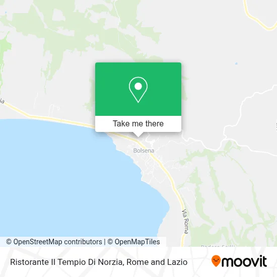 Ristorante Il Tempio Di Norzia map