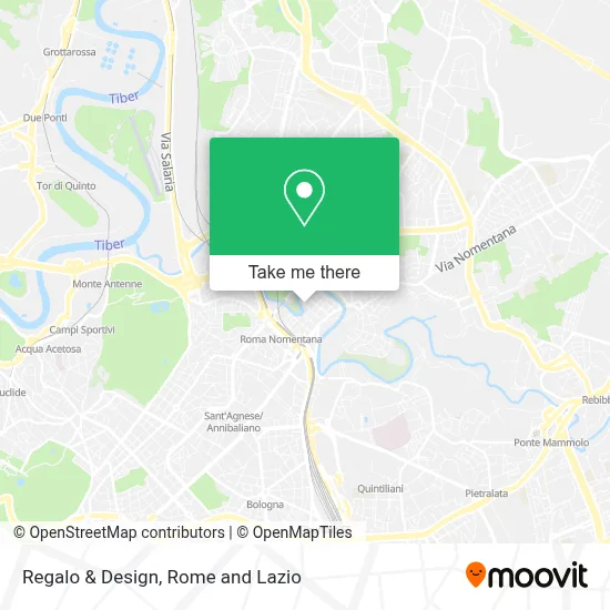 Regalo & Design map