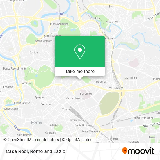 Casa Redi map