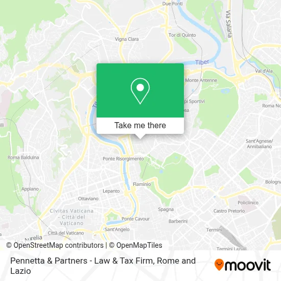 Pennetta & Partners - Law & Tax Firm map