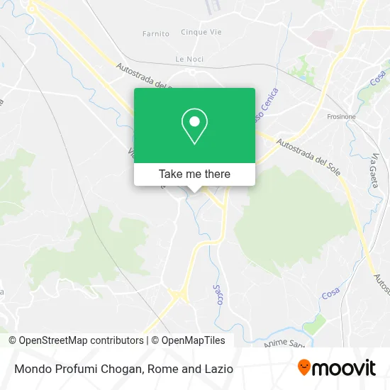 Mondo Profumi Chogan map