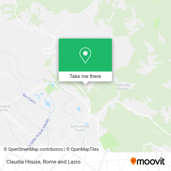 Claudia House map