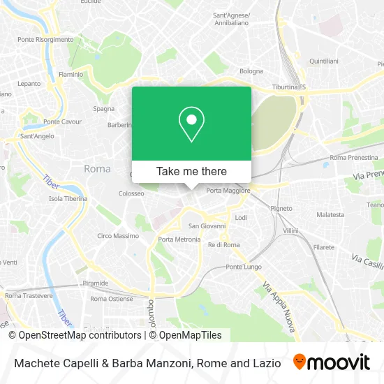 Machete Capelli & Barba Manzoni map