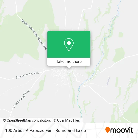 100 Artisti A Palazzo Fani map