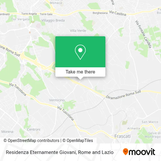 Residenza Eternamente Giovani map