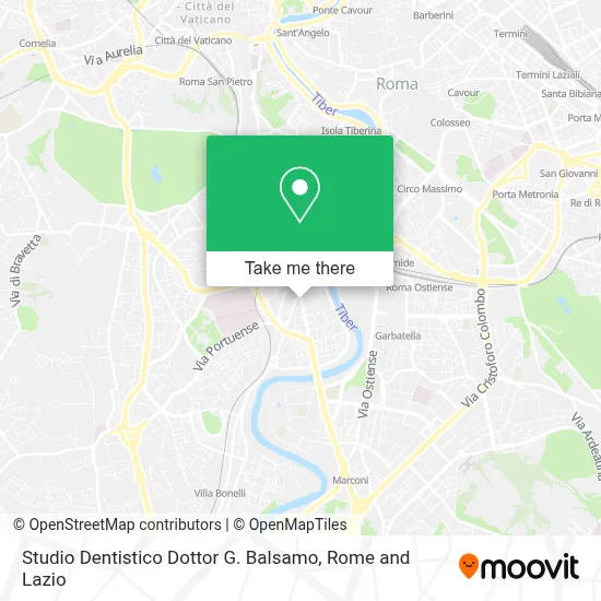 Studio Dentistico Dottor G. Balsamo map