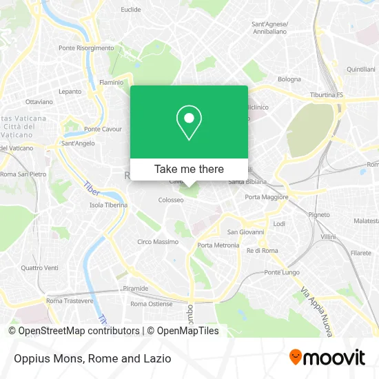 Oppius Mons map