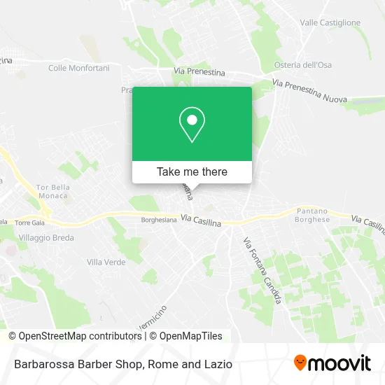 Barbarossa Barber Shop map