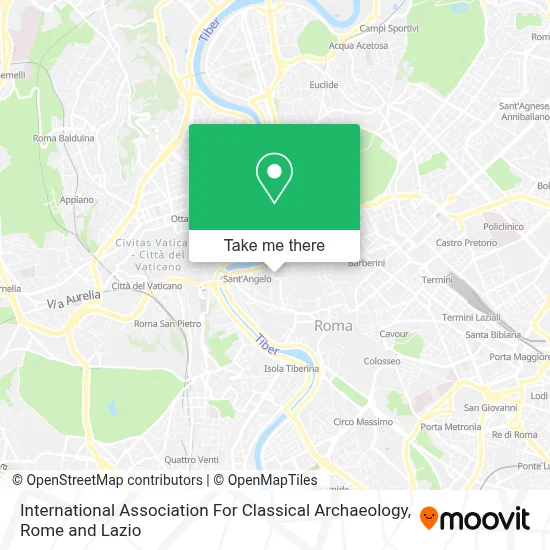 International Association For Classical Archaeology map
