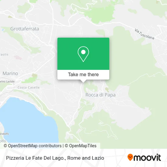 Pizzeria Le Fate Del Lago. map