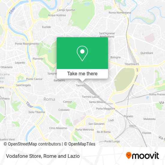 Vodafone Store map