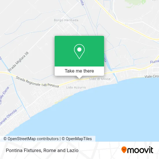 Pontina Fixtures map