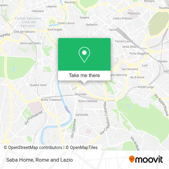 Saba Home map