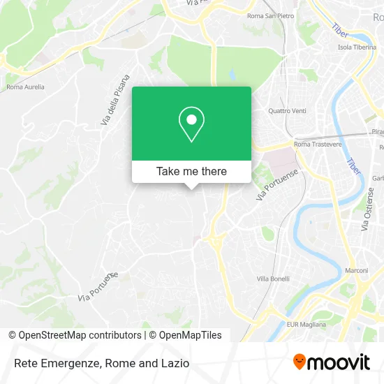 Rete Emergenze map