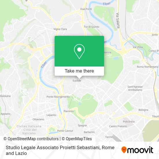 Studio Legale Associato Proietti Sebastiani map