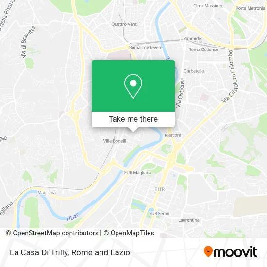 La Casa Di Trilly map