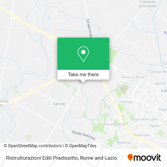 Ristrutturazioni Edili Pradissitto map