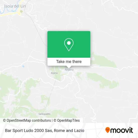 Bar Sport Ludo 2000 Sas map