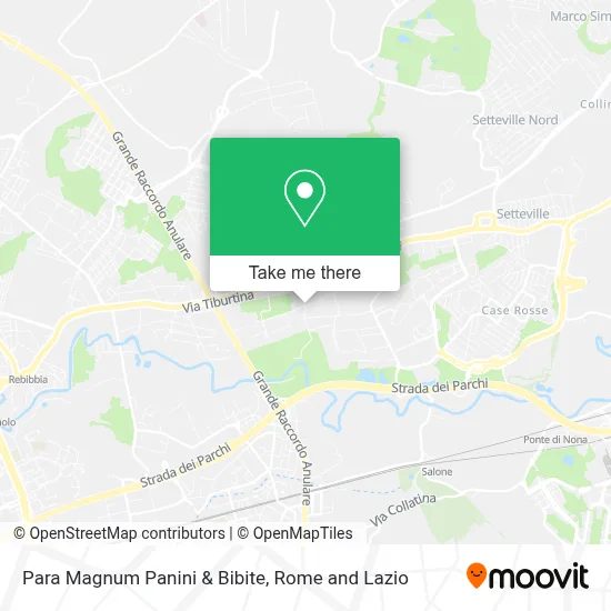 Para Magnum Panini & Bibite map