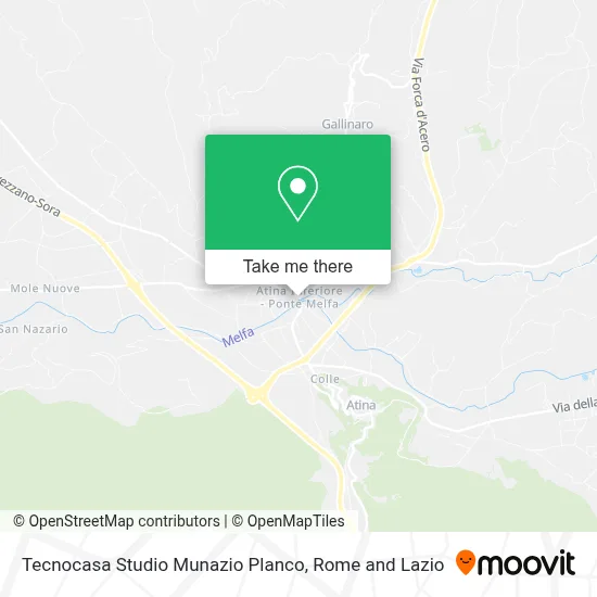 Tecnocasa Studio Munazio Planco map