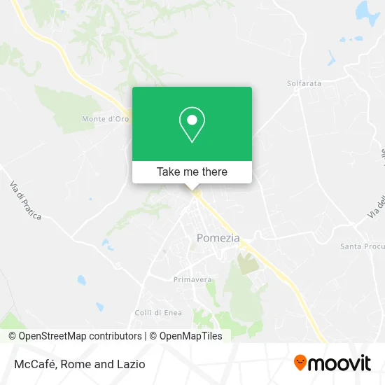 McCafé map