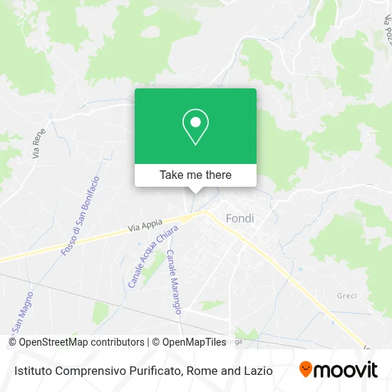 Istituto Comprensivo Purificato map