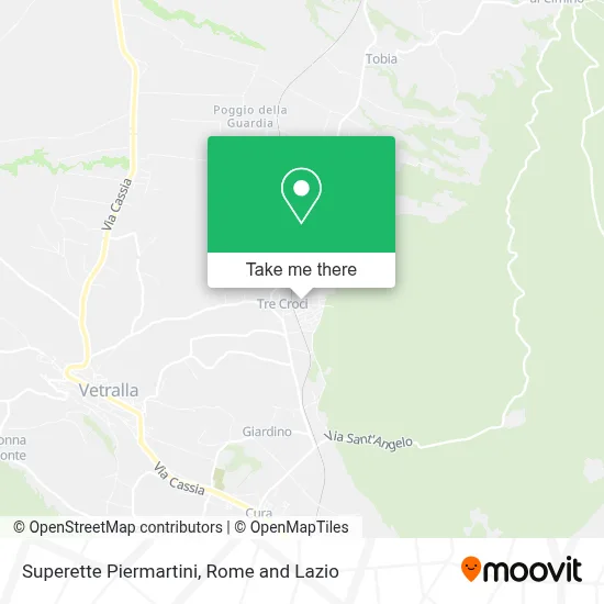 Superette Piermartini map