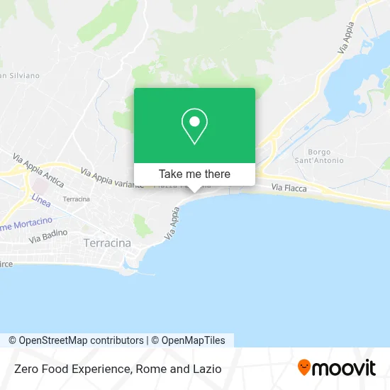 Zero Food Experience map