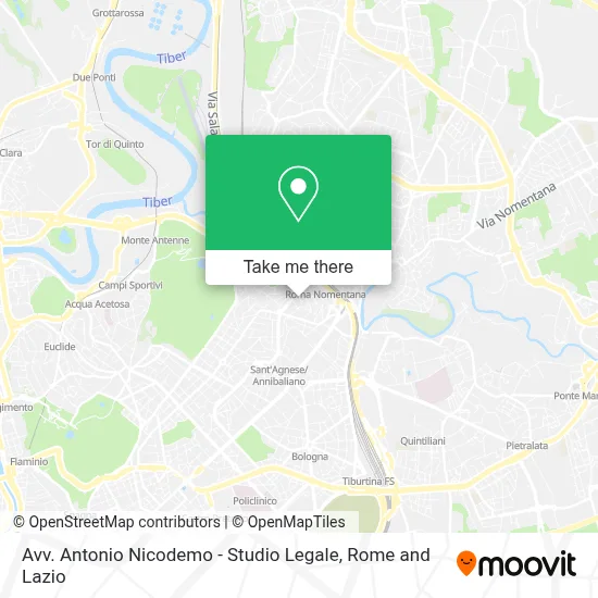 Avv. Antonio Nicodemo - Studio Legale map