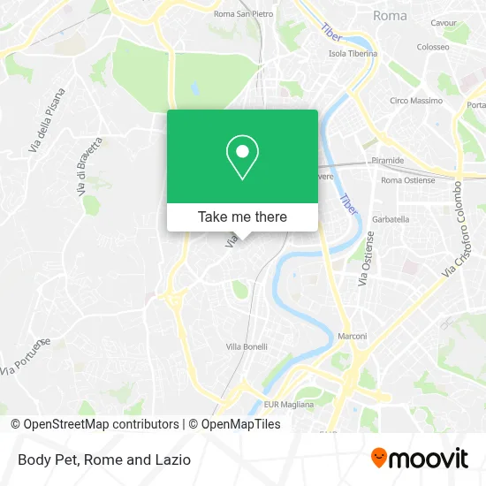 Body Pet map