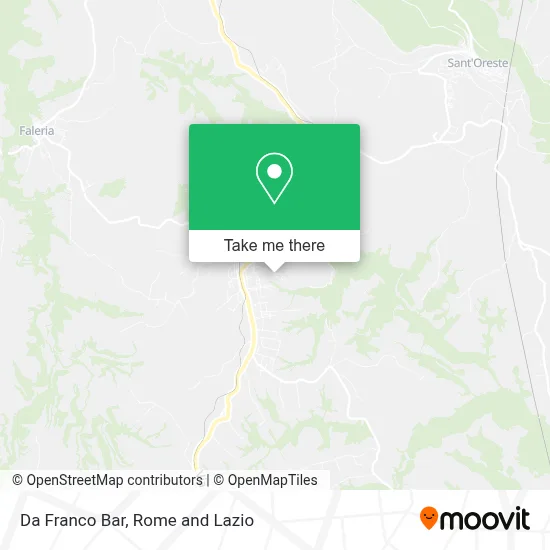 Da Franco Bar map