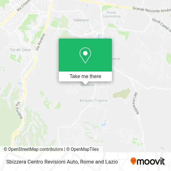 Sbizzera Centro Revisioni Auto map