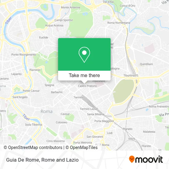 Guia De Rome map
