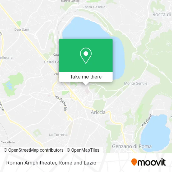 Roman Amphitheater map