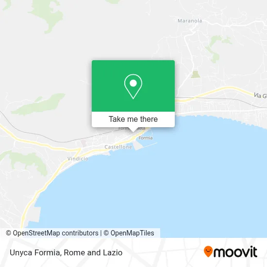 Unyca Formia map