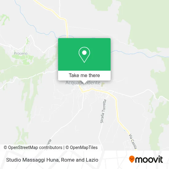 Studio Massaggi Huna map