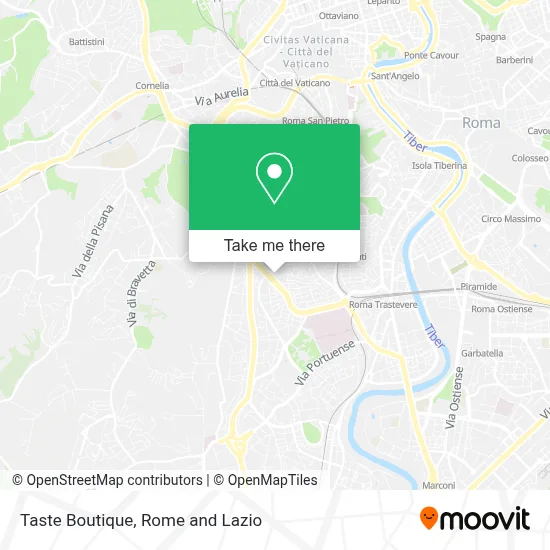 Taste Boutique map